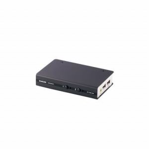 [ELECOM（エレコム）] ワイド解像度に対応した2台のPC共有用DVI対応パソコン切替器 KVM-DVHDU2