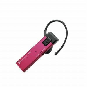 [Logitec（ロジテック）] Bluetooth／携帯用ヘッドホン／カナルタイプ／モノ＆ステレオ対応／アルミ筐体／レッド LBT-MPHPS02RD