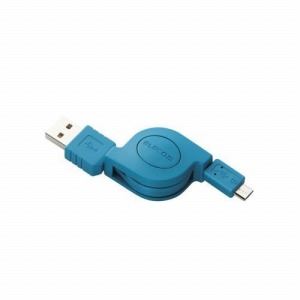 [ELECOM（エレコム）] 充電／データ転送用巻取りmicroUSBケーブル MPA-AMBIRLC08BU