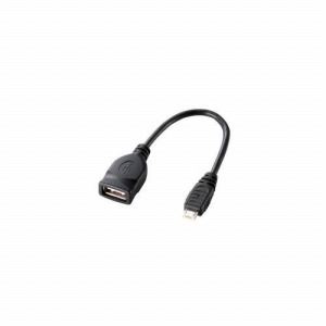 [ELECOM（エレコム）] Micro-USBアダプタ（Aメス-MicroA） MPA-EMA015BK