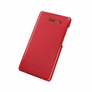 [ELECOM（エレコム）] au A02用シェルカバー（レッド） PA-HTA02PVRD