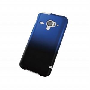 [ELECOM（エレコム）] docomo SH-06E用シェルカバー／ブラック×ブルー PD-SH06EPVWBBU