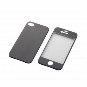 [ELECOM（エレコム）] iPhone4／4S用アルミパネル（ブラック） PS-A11ALPBK