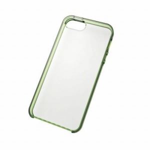 [ELECOM（エレコム）] iPhone5用ソフトバンパーケース（グリーン） PS-A12UBCGN
