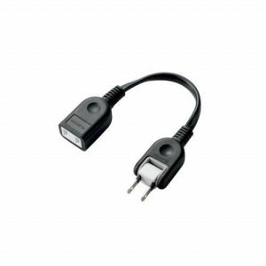 [ELECOM（エレコム）] ACアダプタ用電源延長コード（1個口） T-ADR1BK