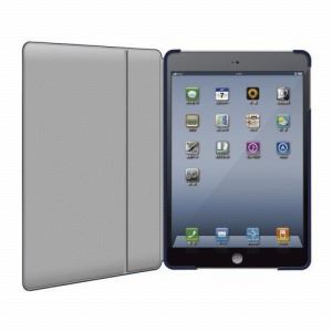 [ELECOM（エレコム）] iPad mini用ソフトレザーカバーとフルサイズ液晶保護フィルム液晶画面部分をカバーするフラップ付き（ブルー） TB-A12SPLFBU