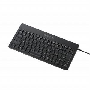 [ELECOM（エレコム）] コンパクト日本語86キーフルキーボード TK-FCM005BK