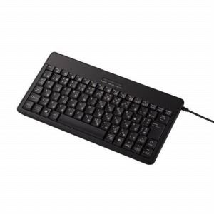 [ELECOM（エレコム）] 机を広く使えるコンパクトタイプのフルキーボード TK-FCM006BK