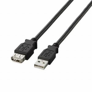 [ELECOM（エレコム）] USB2.0延長ケーブル（A-A延長タイプ）[1.0m] U2C-E10BK