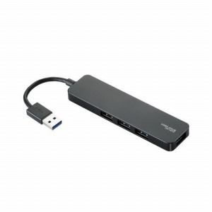 [ELECOM（エレコム）] USB3.0対応4ポートUSBハブ U3H-A401BBK