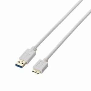 [ELECOM（エレコム）] USB3.0ケーブル（A-microB） USB3-AMB20WH