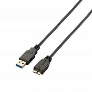 [ELECOM（エレコム）] 極細USB3.0ケーブル（A-microB） USB3-AMBX15BK
