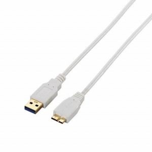 [ELECOM（エレコム）] 極細USB3.0ケーブル（A-microB） USB3-AMBX15WH
