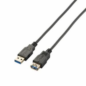 [ELECOM（エレコム）] 極細USB3.0延長ケーブル（A-A） USB3-EX10BK
