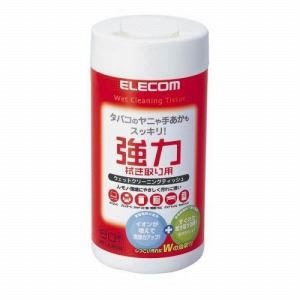 [ELECOM（エレコム）] [強力タイプ][60枚入]ウェットクリーニングティッシュ WC-JU60N