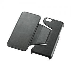 [ELECOM（エレコム）] iPhone 5c用ソフトレザーカバースタンド／ブラック PS-A13PLFSBK