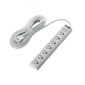 [ELECOM（エレコム）] EU RoHs指令準拠 雷ガード常時通電／スイッチ連動タップ T-T05-3750LG／RS