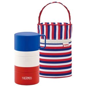 Thermos／サーモス フレッシュランチボックス 3段式 560ml ポップブルー DJG-551-POB