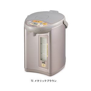 象印／ZOJIRUSHI マイコン沸とう VE電気まほうびん 3L 優湯生 CV-EA30 TC メタリックブラウン