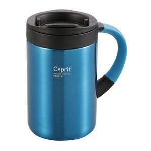 保冷カップ タンブラー キャプテンスタッグ（CAPTAIN STAG） シーエスプリ ダブルステンレスマグカップ 280ml ライトブルー