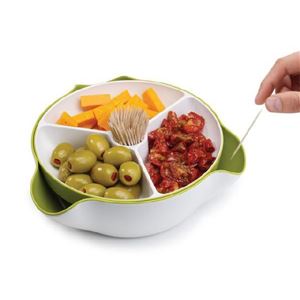 josephjoseph ダブルディッシュ ラージ ホワイト／グリーン