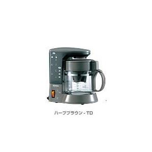 象印 コーヒーメーカー 珈琲通 0.54L（カップ4杯分） ハーブブラウン EC-TB40-TD