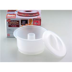 パール金属 レンジでわっ！ かんたんシフォンふうスポンジケーキ 18cm C-551