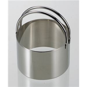 パール金属 ステンレス製ハンドル付ラウンド抜き型6cm D-4888