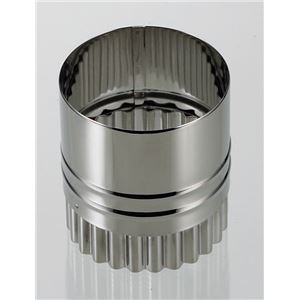 パール金属 ステンレス製ハンドル付ウエーブラウンド両用抜き型5cm D-4893