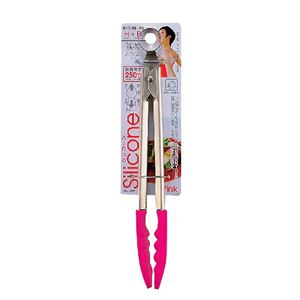 パール金属 H＆B シリコーントング 18cm ピンク C-8869