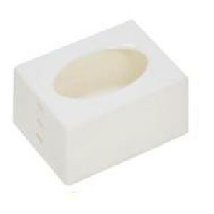 イセトー／伊勢藤 ポケットティッシュケース ホワイト