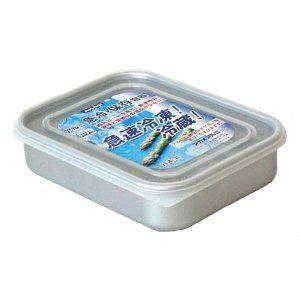 AKAO アルミ急冷・保存容器 クイッキー 浅型 小 0.7L