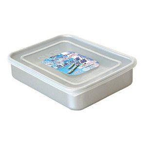 AKAO アルミ急冷・保存容器 クイッキー 浅型 大 2.0L