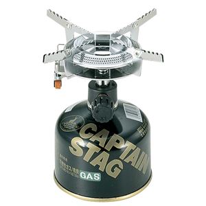 キャプテンスタッグ／CAPTAIN STAG オーリック 小型ガスバーナーコンロ 圧電点火装置付 （ケース付き）M-7900