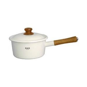 プラス 18cm ソースパン 深型 ホワイト BMP-18SD・W