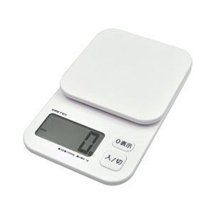 ドリテック／DRETEC デジタルスケール トルテ 2kg ホワイト KS-254WT