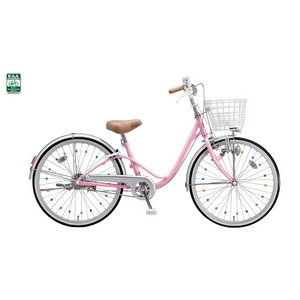 ブリヂストン スイートピー ダイナモランプ/シングルモデル 22インチ (SWE22) ソフトピンク