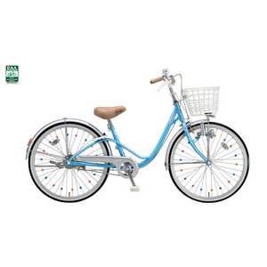 ブリヂストン スイートピー ダイナモランプ/シングルモデル 24インチ (SWE24) スターダストブルー