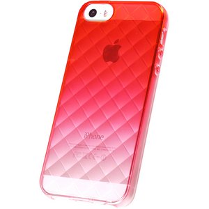 iPhone5/5S用TPUソフトケース　染　ダイヤモンドカット