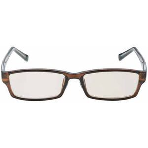 エレコム ブルーライト対策メガネ PC GLASSES ラージスクエアタイプ ブラウン/オレンジ OG-FBLP03BR/OR