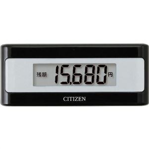 シチズン 電子マネービューアー付き歩数計 ブラック TWTC501-BK