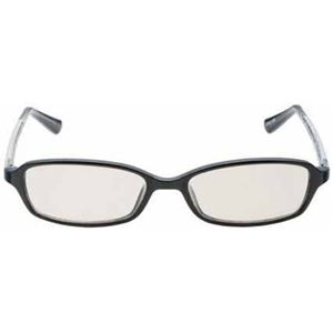 エレコム ブルーライト対策メガネ PC GLASSES スクエアタイプ ブラック OG-FBLP01BK