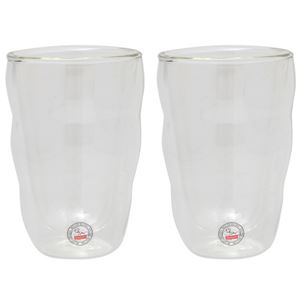 bodum(ボダム) ピラトゥスダブルウォールグラス 0.35L 2個組 クリア 10485-10