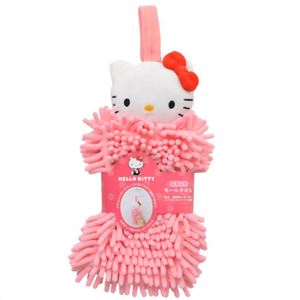 ハローキティ モールタオル P ピンク×4セット