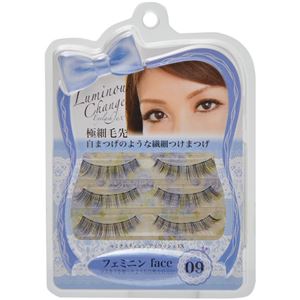 ルミナスチェンジ アイラッシュEX LV-09 フェミニンface 3ペア×4セット