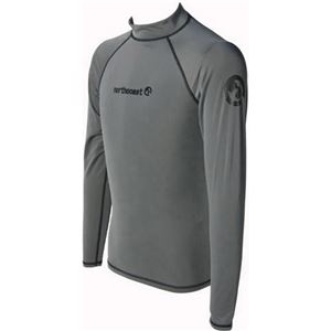 NORTHCOAST ノースコースト 長袖 ラッシュガード NC-8549 チャコール L