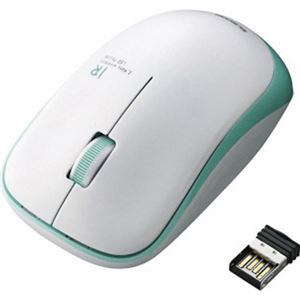 エレコム ワイヤレスIR LEDマウス M-IR06DRGN