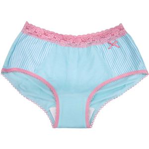 アズウーマンショーツ ストライプBL M×2セット