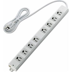 エレコム EU RoHs指令準拠 二重構造工事用タップ T-WRM3810LG/RS