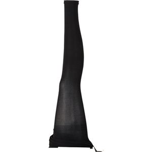 レギンス10分丈 50デニール 無地 ML ブラック 6830070×6セット